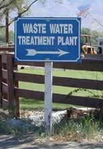 Waste Water Treatment Plant Sign