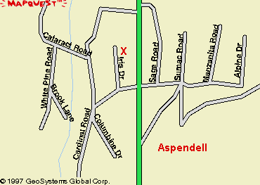 Aspendell map detail